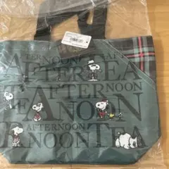 アフタヌーンティー　PEANUTS スヌーピー　ロゴバッグS S
