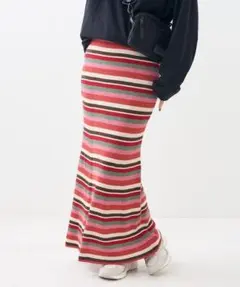 FREAK'S STORE/フリークスストア ウォッシャブル ラメニットスカート