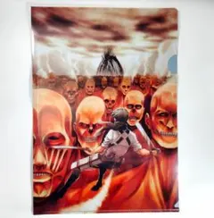 【新品未使用】進撃の巨人 A4 クリアファイル 連載完結記念 完全受注生産 3