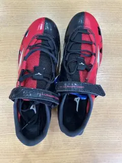 Mizuno all固定ピン スパイクシューズ レッド（短距離）総重量255g
