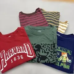 UNIQLO キッズ120㎝Tシャツ＆ロングTシャツ　６点セット
