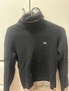 限定お値下げ☺︎ バーバリーブルーレーベル　タートルネックニット