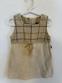 COMME CA ISM ワンピース 80サイズ ベージュ系