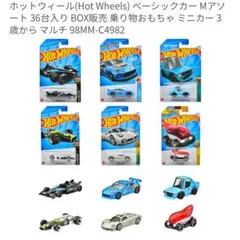 ホットウィール ベーシックカー　box Hアソート 36点