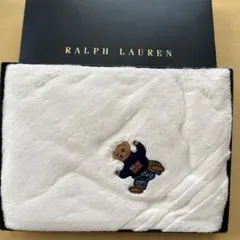 【新品未使用箱入】ラルフローレン ポロベア　バスタオル　ホワイト　白