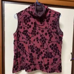 ケイコスズキ　コレクション フラワー柄 ノースリーブ　サイズ42