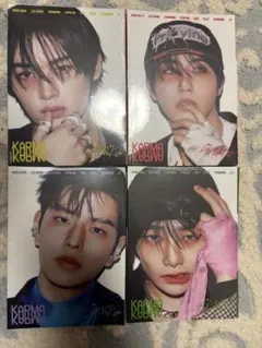 スキズKARMAアコーディオン4種セット新品未開封リノ、ハン、スンミン、アイエン