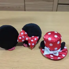 東京ディズニーリゾート ミニー 耳型ヘアピン＆ハットヘアピンセット