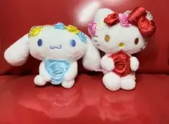 ☆ サンリオキティーちゃん★シナモンぬいぐるみキーチェーン2個セット