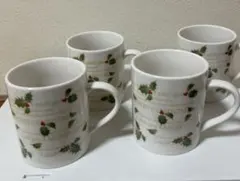 クリスマスデザイン マグカップ 4個セット　未使用