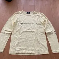 【AZUL by MOUSSY】 イエロー (Sサイズ)長袖カットソー ロンT