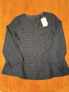 UNITED ARROWS 美品　フリンジフレアシアー　ブラウス　ウォッシャブル