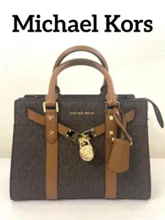 マイケルコース 2way ショルダーバッグ ブラウン レディース