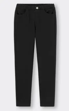 新品　GU ヌクヌク ストレッチ スキニー パンツ　150　黒