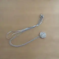 【美品】シルバー 円形ペンダント ネックレス