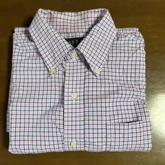 LAUREN Ralph Lauren 長袖ボタンダウン チェック シャツ　L