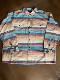 90s Patagoniaサニーストライプ ネルシャツXXL希少サイズパタゴニア 