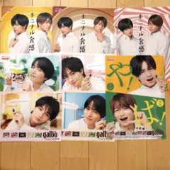 SexyZone 中島健人 菊池風磨　meiji ガルボ クリアファイル 下敷き