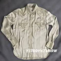YSTRDY's TMRRW 長袖シャツ medium クリーム色