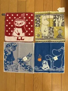 ムーミン　ハンカチ　4枚セット