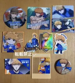 ブルーロック 糸師凛 カード ステッカー コースター まとめ売り