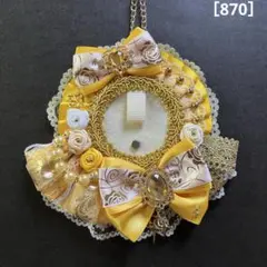 ［870］　痛ロゼット　イエローゴールド　金　黄色系　ロゼット