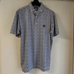 FootJoy 半袖シャツ 花柄 ボタンダウン サイズ Lのサムネイル