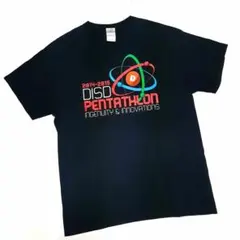 【美品】US古着 ギルダン Tシャツ L サイエンス系 企業系 黒 半袖のサムネイル