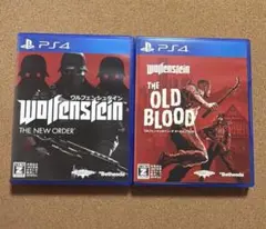 【PS4】ウルフェンシュタイン ザ オールドブラッド ザ　ニューオーダー　セット