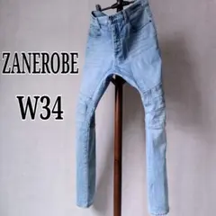 Y2K】ZANEROBE バイカーデニム 立体裁断 3D W34 お兄系 - メルカリ