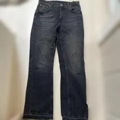 ZARA ザラ ストレートデニム ジーンズ ブラック 黒 USA31（L相当）