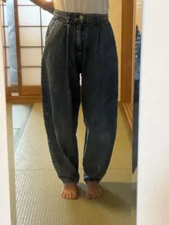 デニム ジョガーパンツ レディース」