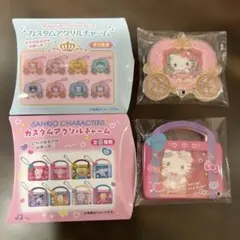 サンリオ カスタムアクリルチャーム プリンス&プリンセス スクバ / キティ