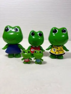 興和ケロちゃんコロちゃん店頭ペア蛙カウンター型ケロコロ時計無