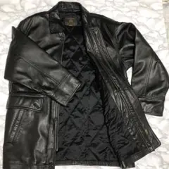 襟付き 羊革 本革シングルライダース ハーフコート VINTAIGE CLUB