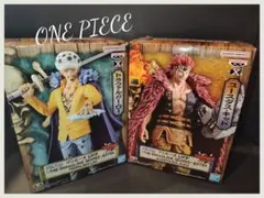 新品　ONE PIECE　ロー　キッド　フィギュア　セット　ワンピースのサムネイル
