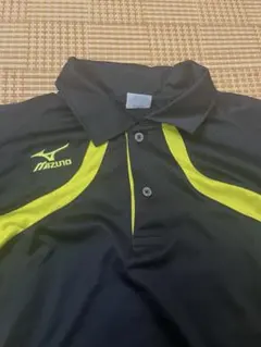 MIZUNO ミズノ ポロシャツ ブラック イエローのサムネイル
