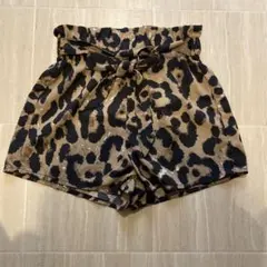 SHEIN ヒョウ柄 ハーフパンツ 9Y