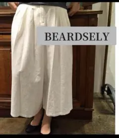 【ビアズリー】デニムバギー　ガウチョパンツ　ワイドパンツ