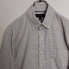 あ*ん様 バナナリパブリック 長袖シャツ BDシャツ チェック柄 マルチカラー