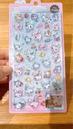 ボンボンドロップシール キャンディツインズ キャラクターグッズ