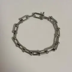 Tiffany ハードウェアスモールリンクブレスレット　メルカリ内最安値 ティファニー TIFFANY ハードウェア スモールリンク ブレスレット
