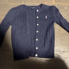 Ralph Lauren ネイビー カーディガン 120