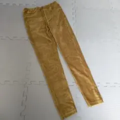 ✧　140　 GU リブベロア　ロング　レギンスパンツ