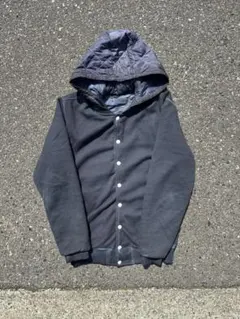 archive Black fade ダウンスウェットパーカー