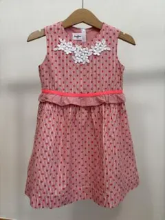 h*✨様 【90センチ】familiar ファミリア 刺繍入り 半袖ワンピース familiar ファミリア セーラー襟 マリン 刺繍 半袖 ワンピース 90