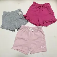 GAP・ZARA・nico rito 3枚セット ベビーショーツ　ショートパンツ