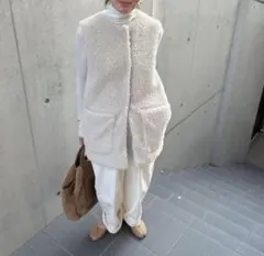 JULYNNINE ファーベスト　ジレ　M