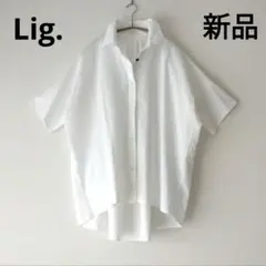 lig. リグドット ハーフスリーブシャツ | Mercari