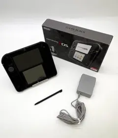 任天堂　ニンテンドー2DS クリアブラック【極美品】